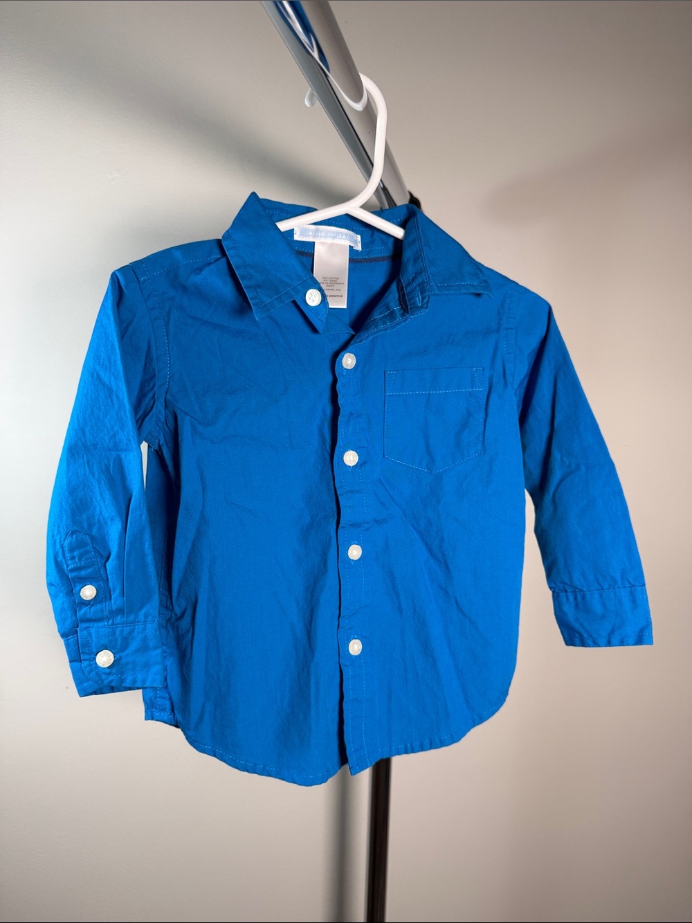 Janie and Jack Classic Blue Button-Up Shirt